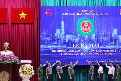 Công an TPHCM ra mắt hệ thống cảnh báo khẩn cấp về an ninh trật tự