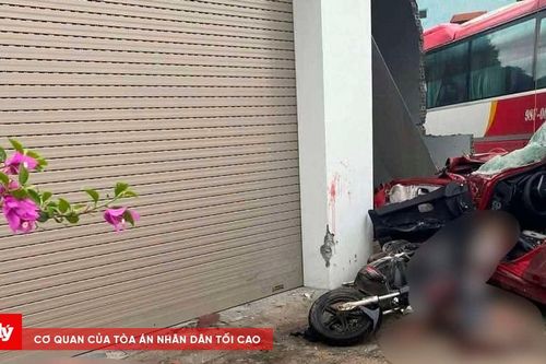 Xe khách gây tai nạn liên hoàn ở Bắc Giang, ít nhất 1 người tử vong