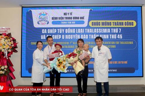 Hai bệnh nhi được cứu sống nhờ ghép tủy đồng loại và tự thân