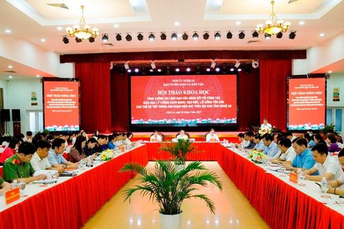 Tăng cường công tác giáo dục lý tưởng cách mạng, đạo đức, lối sống văn hóa cho thế hệ trẻ Nghệ An