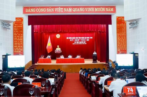 HĐND tỉnh Nghệ An họp xem xét chủ trương sáp nhập xã