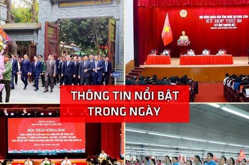 Nghệ An: Thông tin nổi bật ngày 28/4