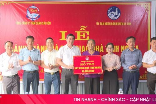 Tân Cảng Sài Gòn bàn giao nhà tình nghĩa cho gia đình chính sách
