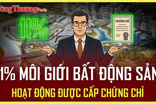 Vì sao 11% môi giới bất động sản hoạt động được cấp chứng chỉ?
