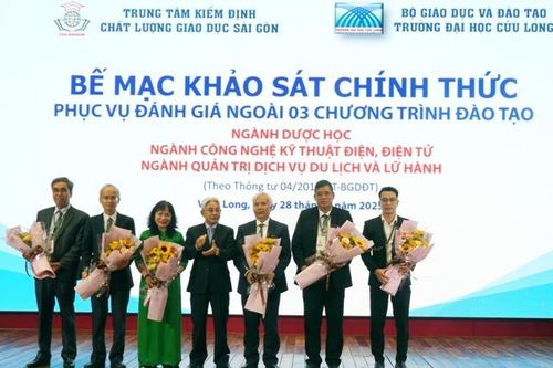Bế mạc khảo sát đánh giá ngoài 3 chương trình đào tạo tại Trường Đại học Cửu Long