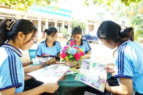 Học sinh vùng sâu Gia Lai lan tỏa văn hóa đọc trong trường học