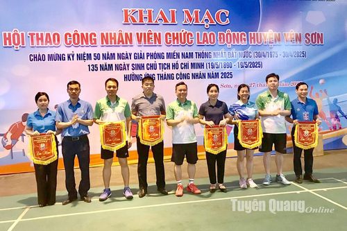 Trên 200 vận động viên tham gia Hội thao huyện Yên Sơn năm 2025