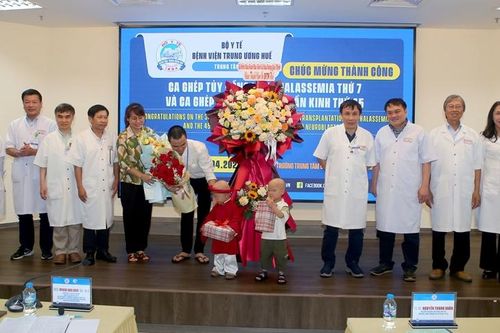 Ca ghép tủy đồng loại Thalassemia thứ 7 xuất viện