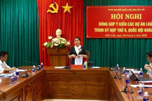 Đoàn ĐBQH tỉnh Đắk Lắk góp ý dự thảo 7 luật trình Kỳ họp thứ Chín Cụ thể vai trò giám sát, hướng dẫn của Ủy ban Thường vụ Quốc hội đối với HĐND
