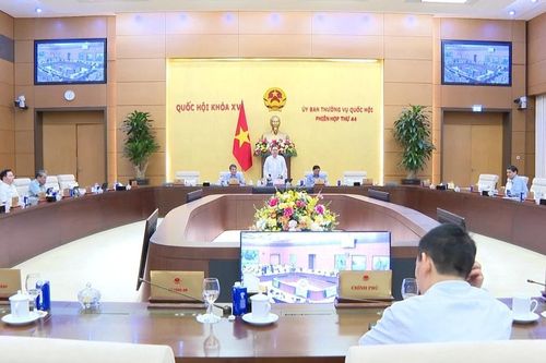 Phiên họp thứ 44 của Ủy ban Thường vụ Quốc hội đã hoàn thành 48 nhóm nội dung quan trọng