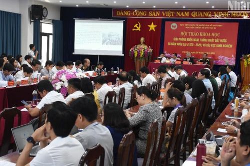 Khai mạc hội thảo khoa học 'Giải phóng miền nam, thống nhất đất nước 50 năm nhìn lại (1975-2025) và bài học kinh nghiệm'