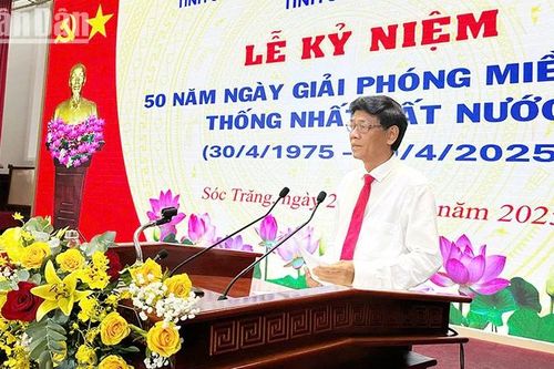 Sóc Trăng long trọng tổ chức Lễ kỷ niệm 50 năm Ngày Giải phóng miền nam, thống nhất đất nước
