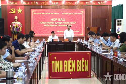 Điện Biên: Họp báo tuyên truyền sự kiện 'Ngày hội AI'