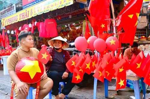 TP. HCM: Đường Hải Thượng Lãn Ông rợp màu cờ trước ngày Đại lễ 30/4