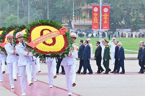 Lãnh đạo Đảng, Nhà nước vào Lăng viếng Chủ tịch Hồ Chí Minh