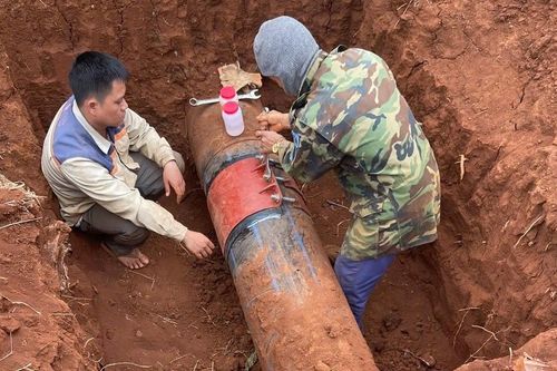 Công an vào cuộc vụ dự án tưới tiêu vỡ đường ống hàng chục lần