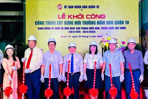 Khởi công công trình xây dựng Trường Mầm non quận 10