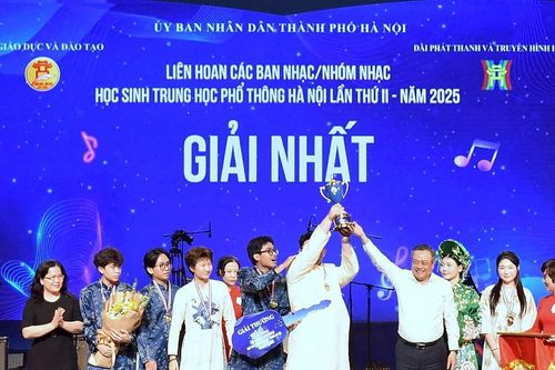 Trường Olympia giành giải Đặc biệt liên hoan ban nhạc học sinh Hà Nội