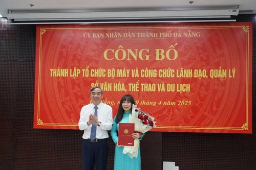 Hợp nhất, bổ nhiệm Giám đốc Sở Văn hóa, Thể thao và Du lịch Đà Nẵng
