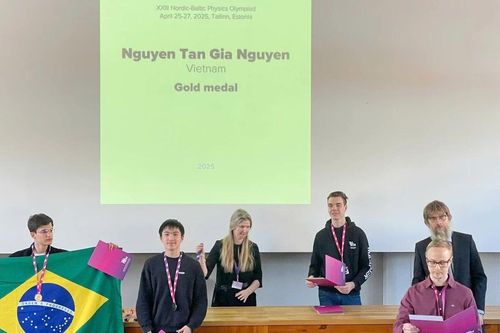 Học sinh Việt Nam đoạt 4 huy chương Olympic Vật lý Bắc Âu - Baltic 2025