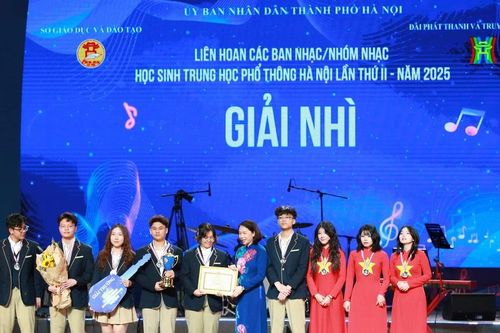 Medley Melody trình diễn ấn tượng tại liên hoan ban nhạc học sinh Hà Nội