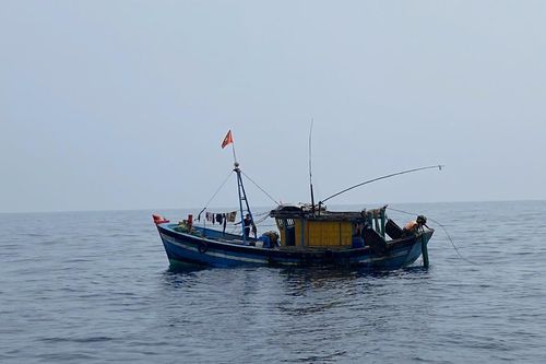 Phát hiện, bắt giữ 2 tàu cá có hành vi đánh bắt thủy sản sai quy định