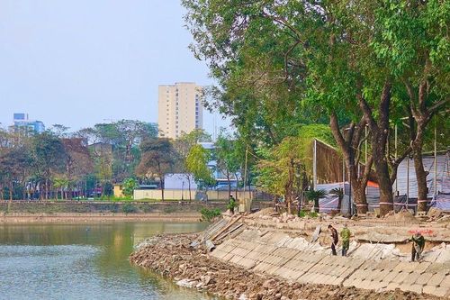 Phản ánh bê tông 'có vấn đề' ở công viên Nghĩa Đô là không chính xác, có hiểu nhầm