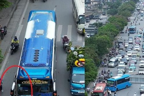 Xe khách 'diễu phố' gây ùn tắc, hỗn loạn giao thông trước kỳ nghỉ lễ 30/4-1/5
