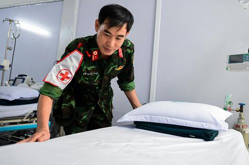Bên trong trạm y tế dã chiến phục vụ đại lễ 30/4 tại TPHCM