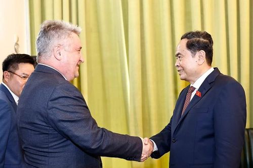 Chủ tịch Quốc hội Trần Thanh Mẫn tiếp Phó Chủ tịch Hạ viện Belarus