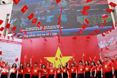 Tuyến thông tin đặc biệt của TTXVN chào mừng 50 năm Ngày thống nhất non sông