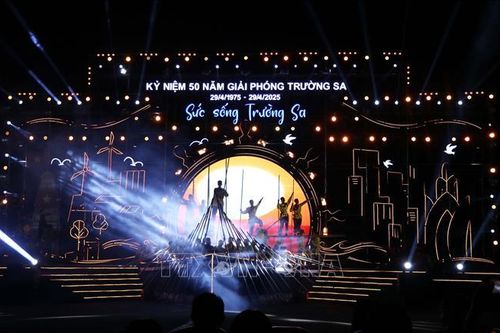 Hấp dẫn chương trình nghệ thuật 'Sức sống Trường Sa'