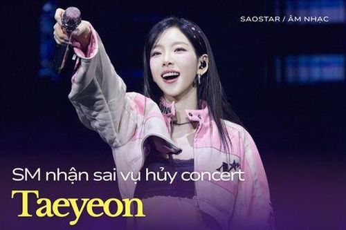SM Entertainment nhận sai vụ hủy concert của Taeyeon: 'Không thể tìm địa điểm thay thế'