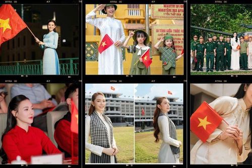 Dàn sao Việt rực rỡ trong tà áo dài truyền thống, tự hào mừng đại lễ 30/4