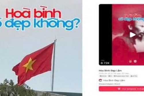 'Hòa bình đẹp lắm' phủ sóng mạng xã hội dịp lễ 30/4