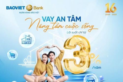 BAOVIET Bank cho vay cá nhân lãi suất chỉ từ 3%