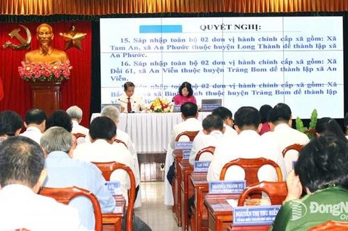 Đồng Nai có 2 phường và 3 xã giữ nguyên, không thực hiện sắp xếp