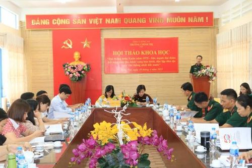 Trường Chính trị tỉnh tổ chức hội thảo khoa học về Đại thắng mùa Xuân năm 1975
