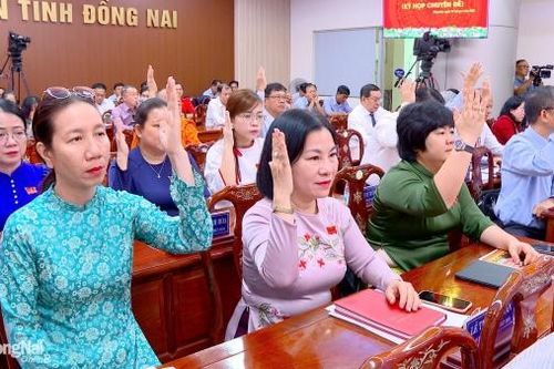 Nghị quyết tán thành chủ trương sắp xếp, sáp nhập tỉnh Bình Phước và tỉnh Đồng Nai đã được HĐND tỉnh thông qua với sự thống nhất rất cao