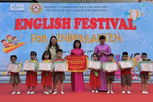 Lạng Sơn: 160 trẻ mầm non tham gia Ngày hội giao lưu tiếng Anh cấp thành phố