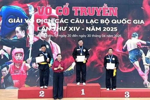 Thể thao CAND đoạt nhiều huy chương tại Giải vô địch CLB Võ cổ truyền quốc gia năm 2025