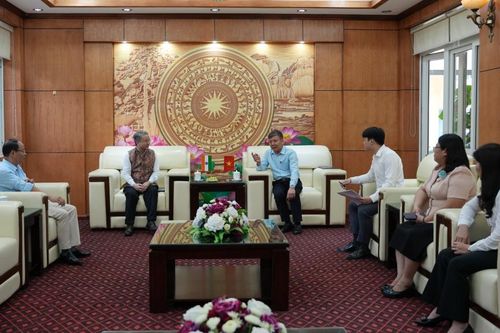 Đoàn công tác Đại sứ quán Ấn Độ tại Việt Nam chào xã giao lãnh đạo Sở Ngoại vụ