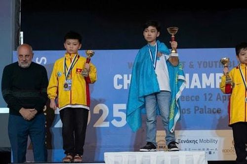 Điểm nhấn từ tấm huy chương cờ vua trẻ thế giới