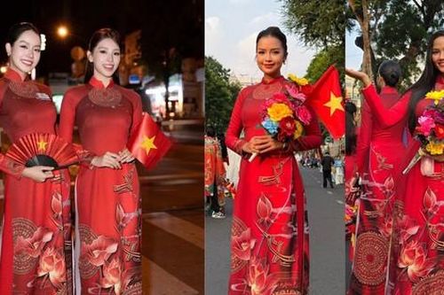 Hoa hậu Thanh Thủy, Tiểu Vy, H'Hen Niê tự hào khi tham gia đoàn diễu hành