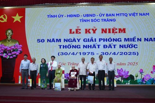 Sóc Trăng kỷ niệm trọng thể 50 năm Ngày Giải phóng miền Nam, thống nhất đất nước