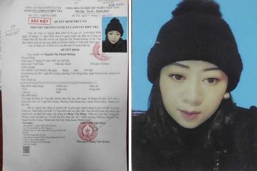 Truy nã Nguyễn Thị Thanh Hường - đối tượng lừa đảo gần 30 tỷ đồng