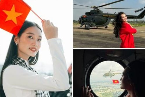 Á hậu duy nhất được đi trực thăng không quân trong đại lễ 30/4 là ai?