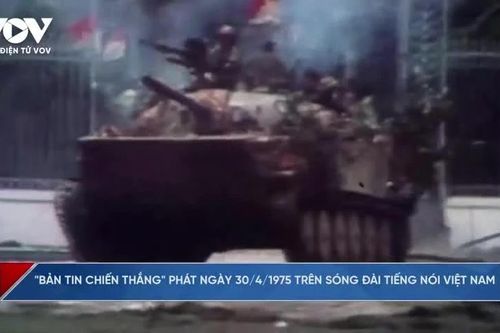 Nghe lại 'Bản tin chiến thắng' phát trên sóng Đài Tiếng nói Việt Nam ngày 30/4/1975