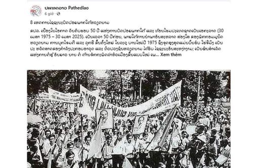Truyền thông Lào ca ngợi Đại thắng mùa Xuân 1975