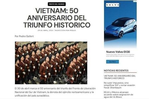 50 năm Thống nhất đất nước: Truyền thông Mexico ca ngợi 'chiến thắng của mọi chiến thắng'